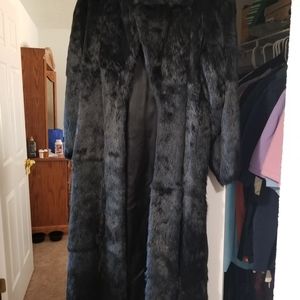 2 coats Full length is Rabbit,  and Mink